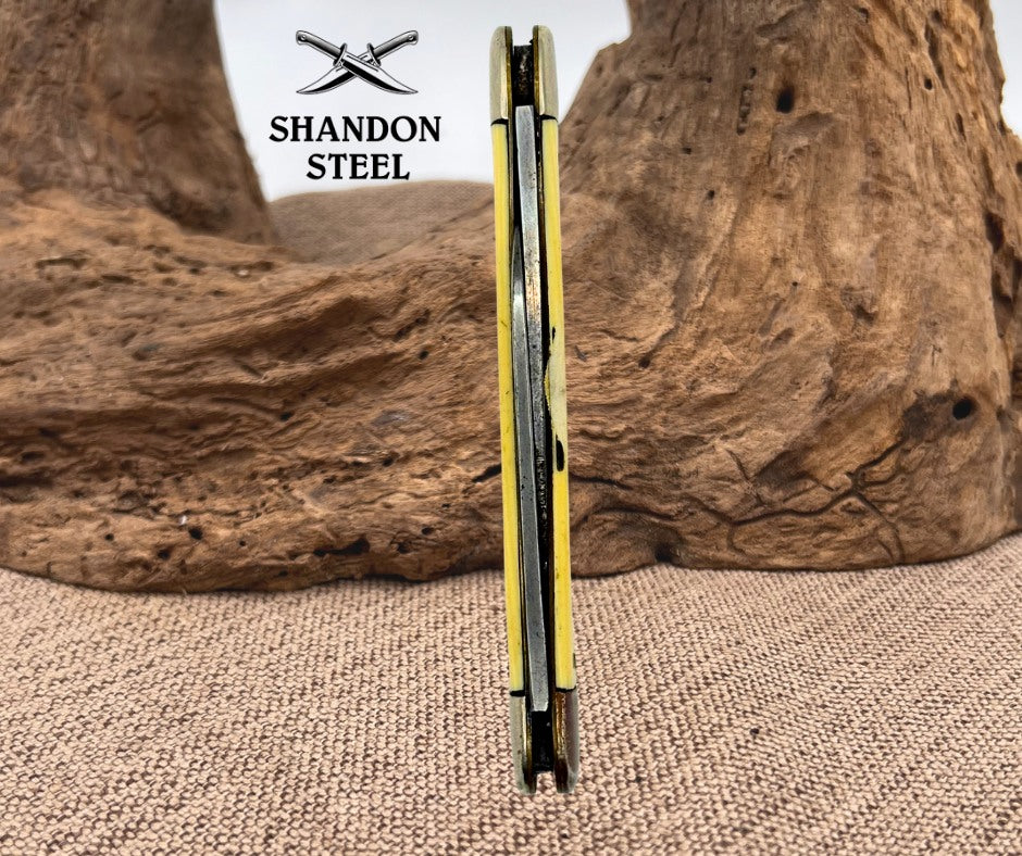 Gentleman’s 2 Blade Advertising Pen Knife Utica Cutlery Company USA (56)