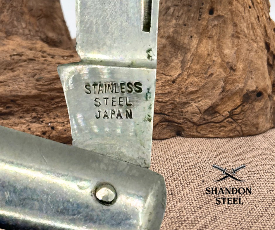 Valor #146 Vintage Fishtail Single Blade Folding Pocket Knife Japan (110)