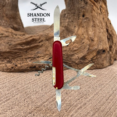 Victorinox CLIMBER Swiss Army Knife Vintage Pre 1991 No Hook Version (108)