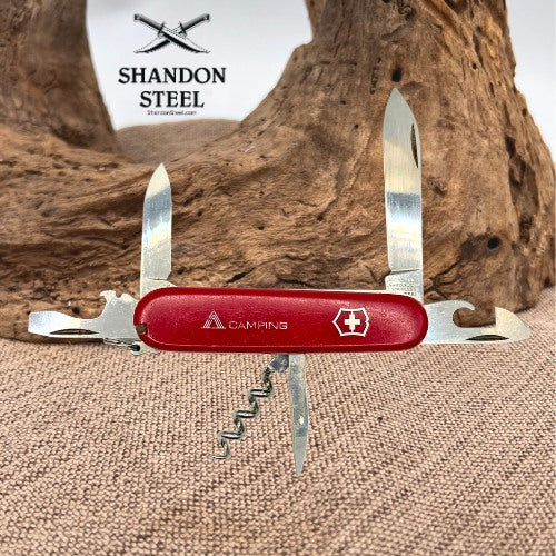 Victorinox Spartan 91mm Red Multi Tool Folding Pocket Knife Camping Hunting(205)
