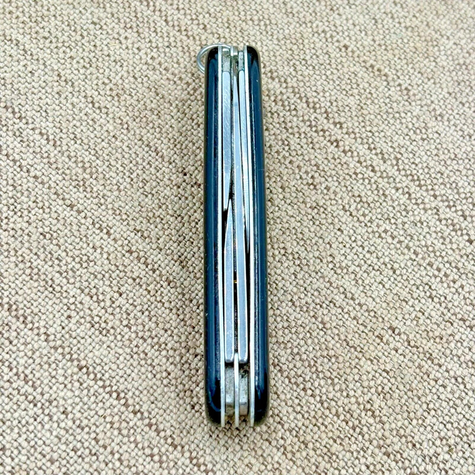 Victorinox Spartan Swiss Army Pocket Knife Black bottle opener corkscrew (237)
