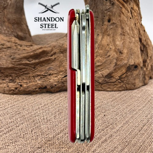 Victorinox Super Tinker Swiss Army Knife Swiss Made 91mm Red Scissors Camp (90)