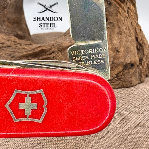 Victorinox Super Tinker Swiss Army Knife Swiss Made 91mm Red Scissors Camp (90)