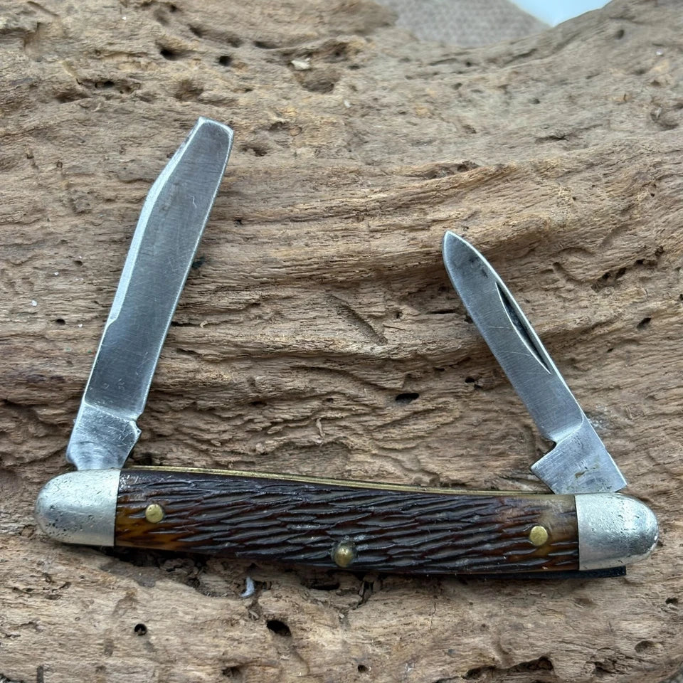 Vintage Craftsman USA 9524 Folding Pocket Knife, 2 Blades, Made In USA (13)