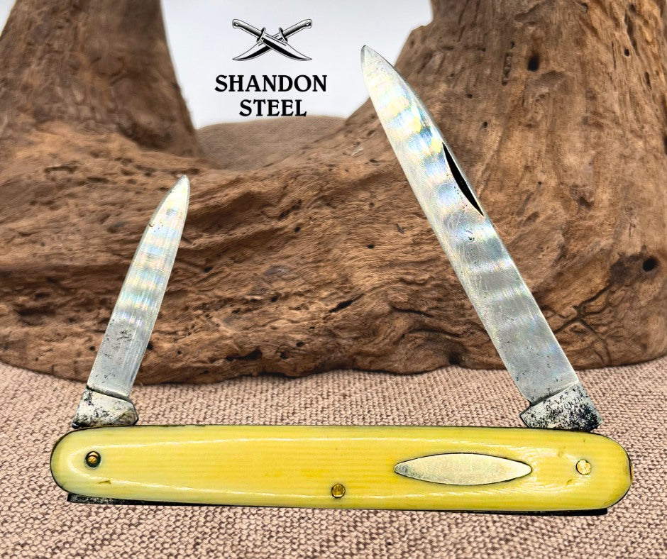 Vintage A.W. Wadsworth Germany Equal End Pen Carbon Steel Pocket Knife (174)