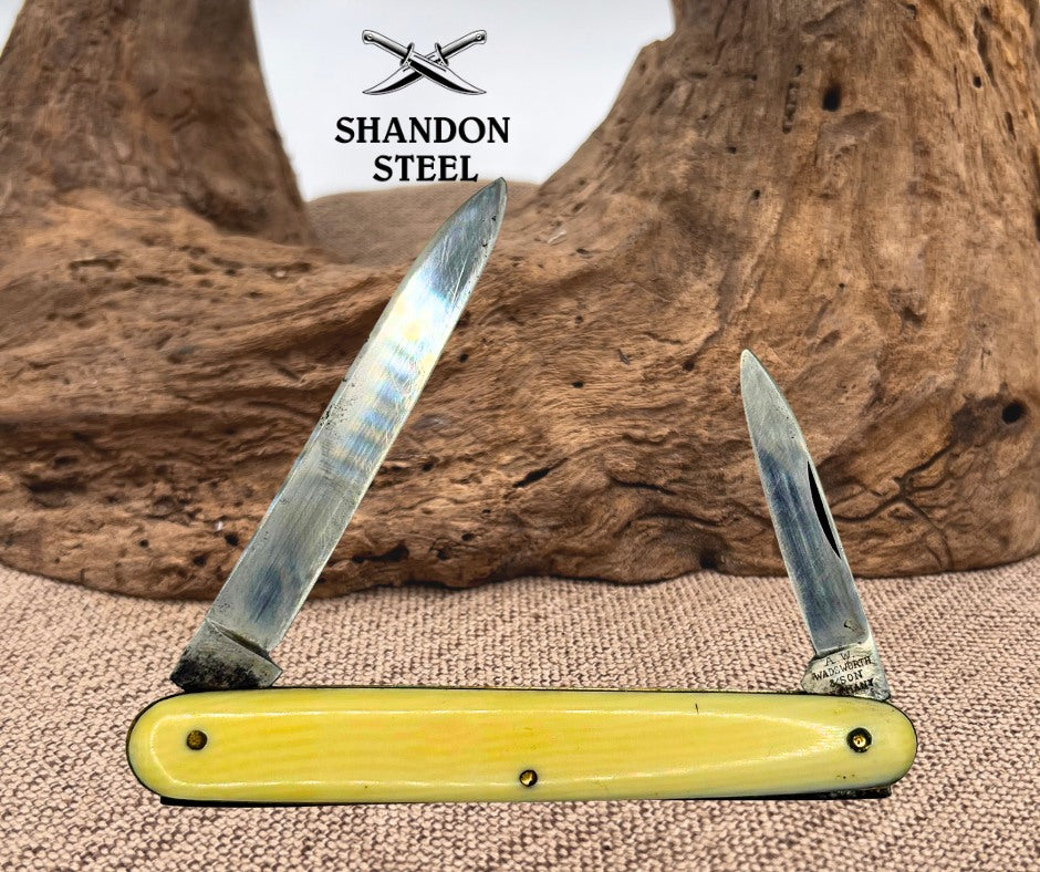 Vintage A.W. Wadsworth Germany Equal End Pen Carbon Steel Pocket Knife (174)