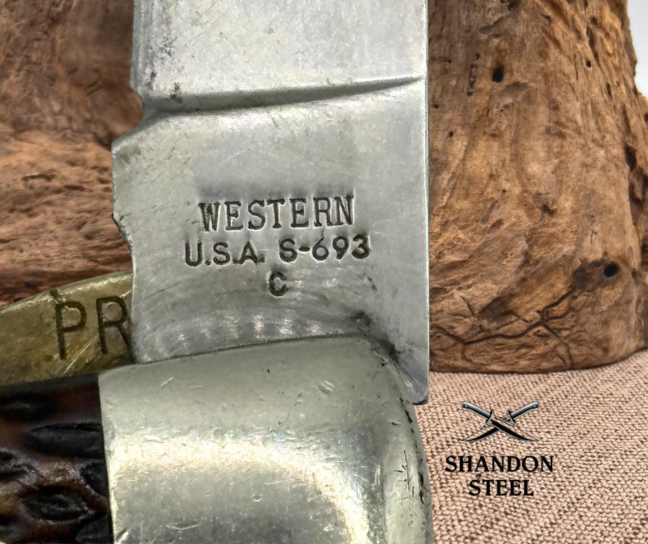 Western USA S-693 C Jigged Delrin Liner Lock Pocket Knife 1979 Jigged Delrin (8)