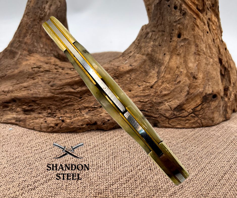 Frost Cutlery Whitetail Trailing Point Lock back Folding Pocket Knife EDC (35)