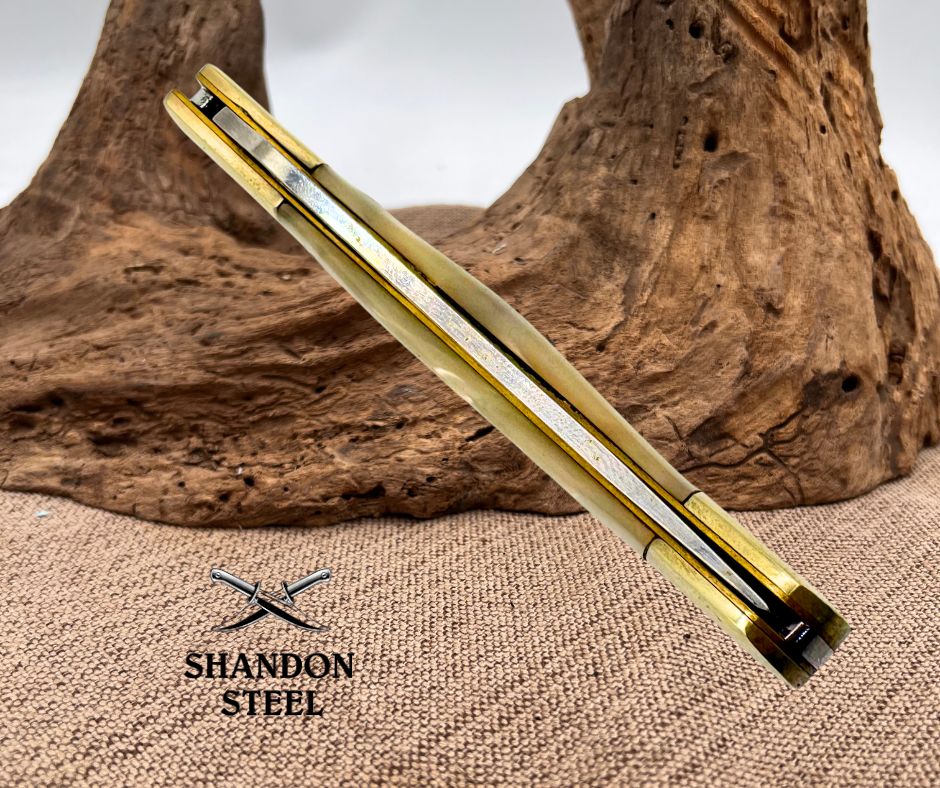 Frost Cutlery Whitetail Trailing Point Lock back Folding Pocket Knife EDC (35)