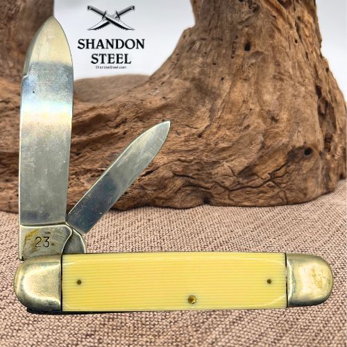 Camillus USA 23 Two Blade Equal End Cigar Jack Folding Pocket Knife (198)