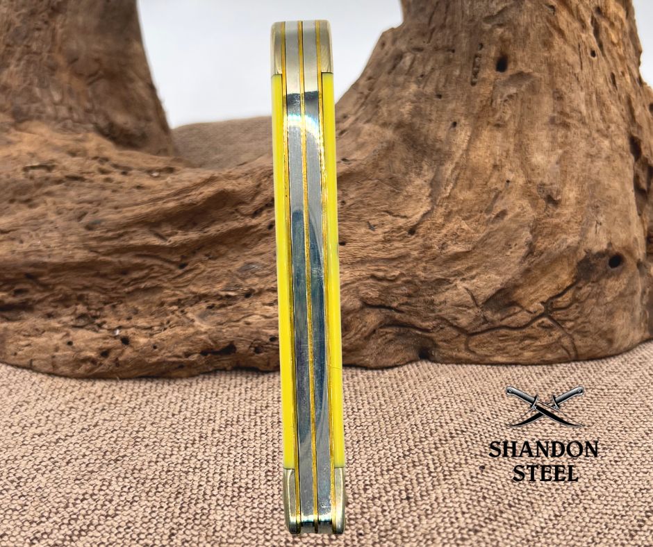Case XX Trapper 00161 Yellow Synthetic 2-Blade Carbon Steel Slipjoint 3254CS -22