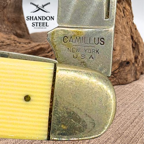 Camillus USA 23 Two Blade Equal End Cigar Jack Folding Pocket Knife (198)