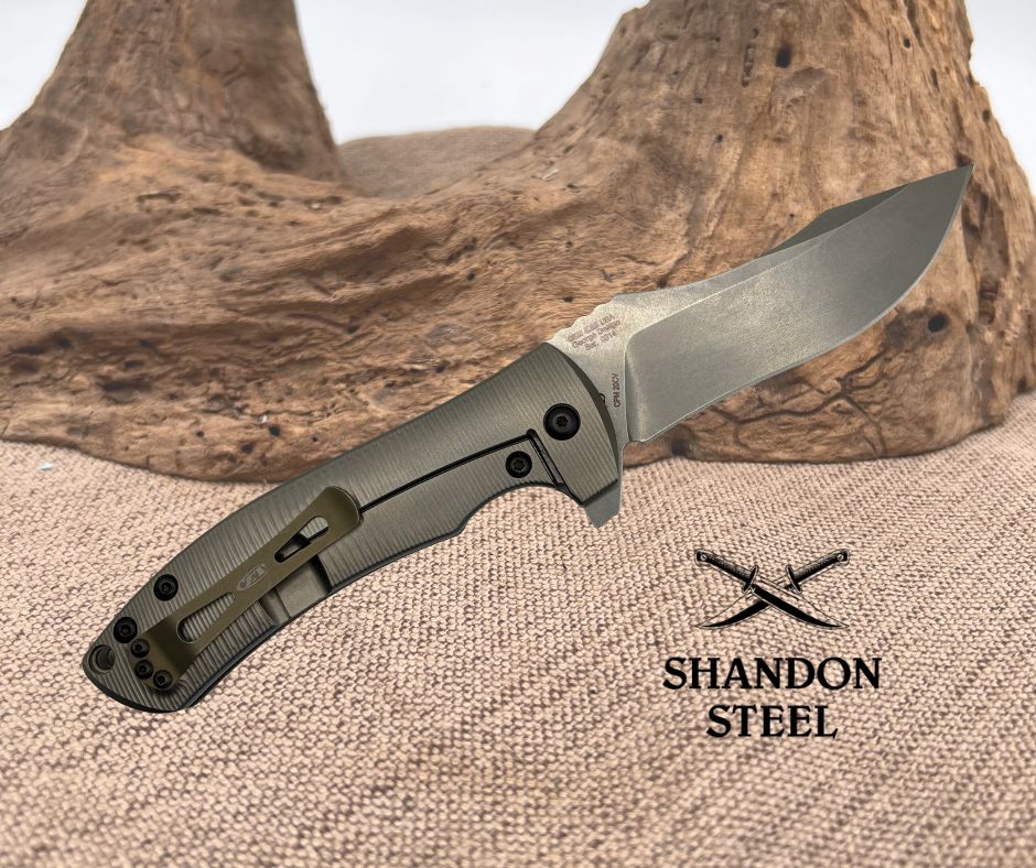 Zero Tolerance Les George 0920 Ti CPM-20CV very low serial number Folding Knife