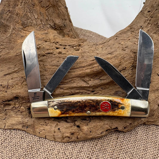 Zwilling J.A. Henckels Solingen Red Shield 4 Blade Stag Congress (45)