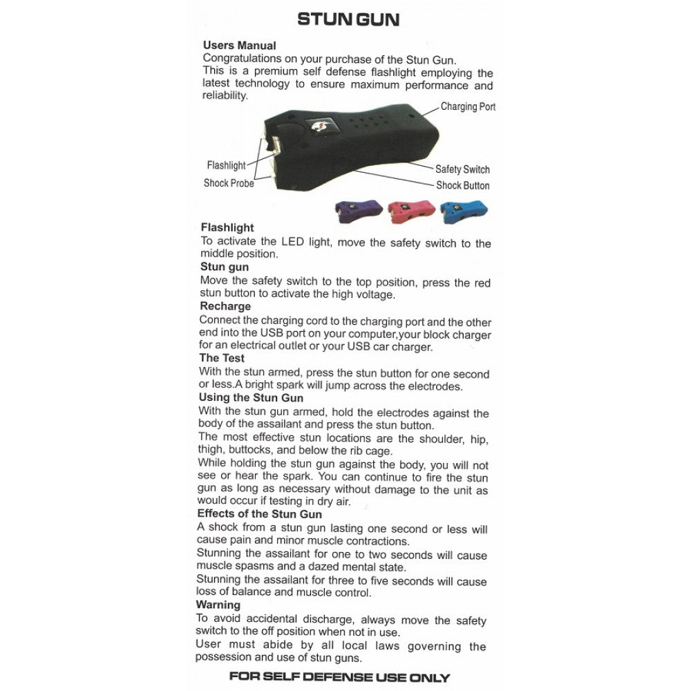 Black Stun Gun (CH-61BK)