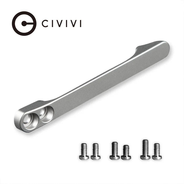 CIVIVI Titanium Pocket Clip with 6PCS Titanium screws T001C