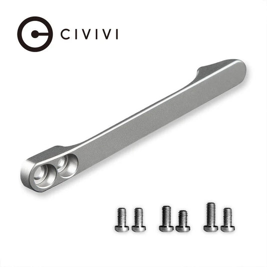 CIVIVI Titanium Pocket Clip with 6PCS Titanium screws T001C