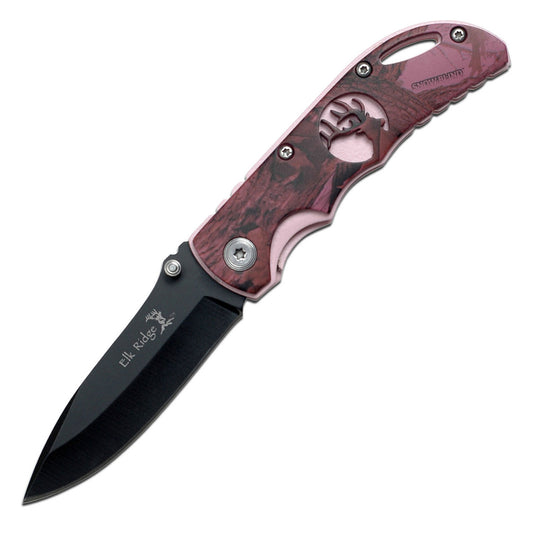 Elk Ridge Folder Folding Knife ER-134PC Closed Length: 3.5, Blade Material: 440