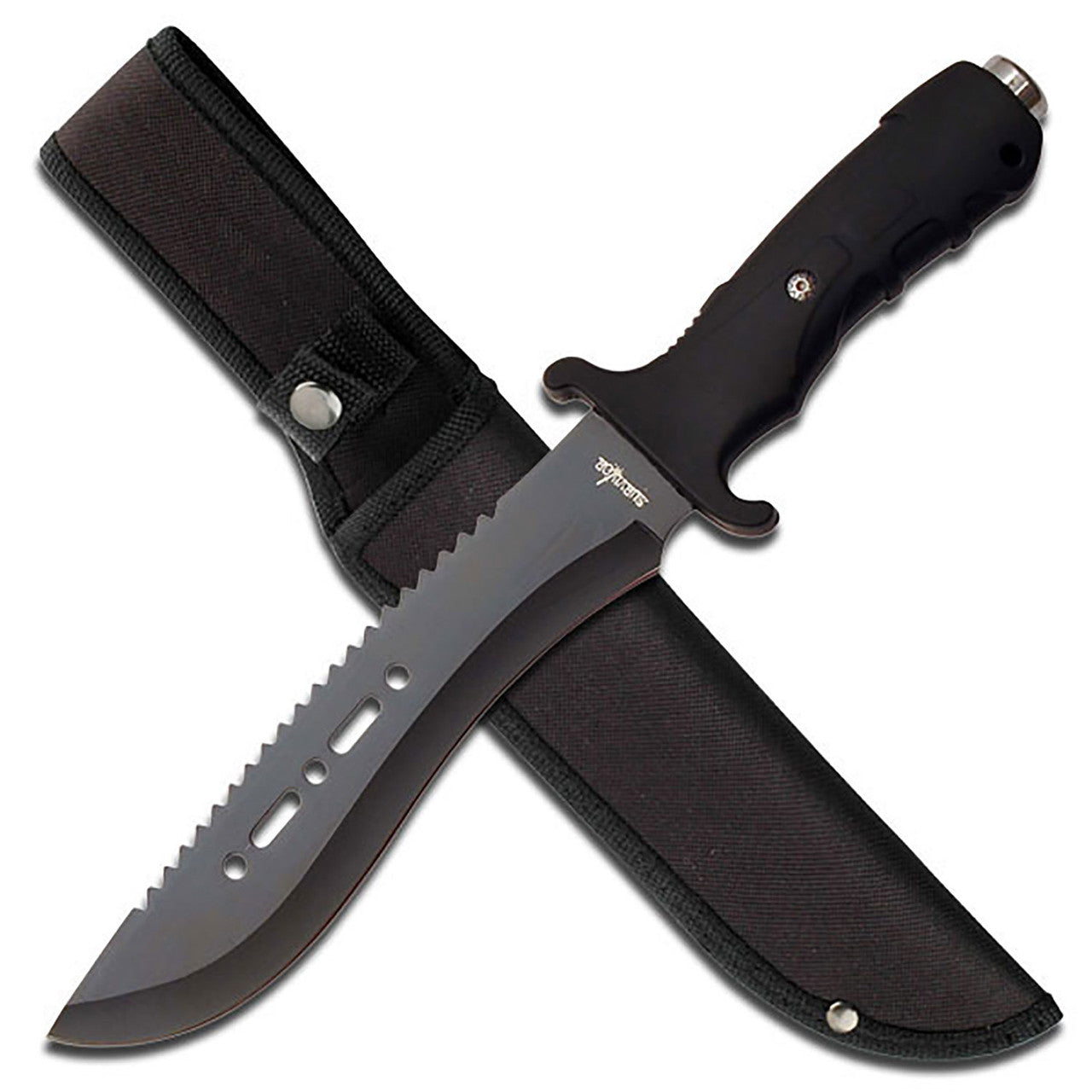 SURVIVOR HK-729BK OUTDOOR FIXED BLADE KNIFE 12" OVERALL