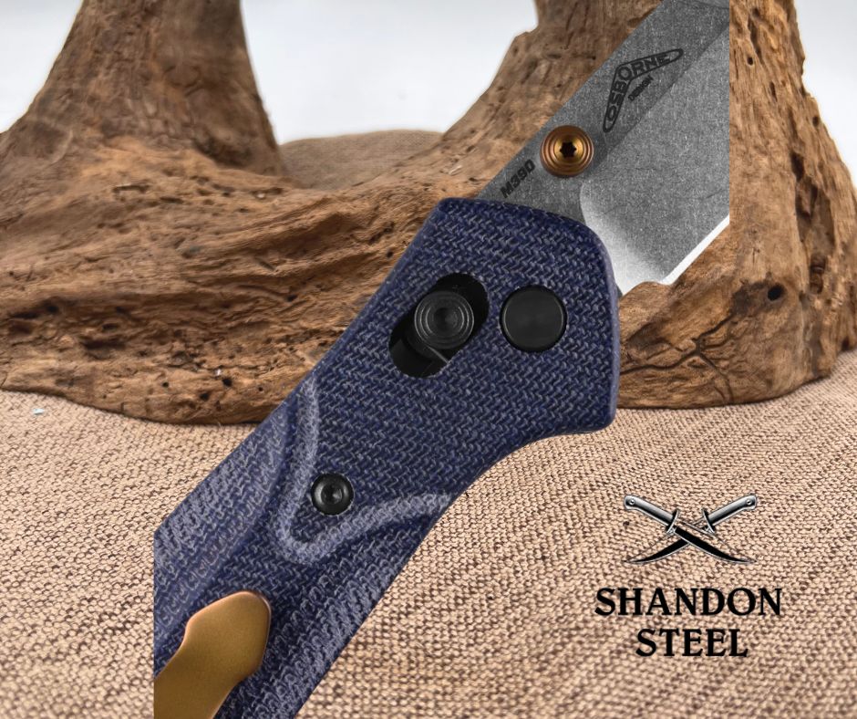BENCHMADE 940-4 Osborne | Denim Micarta