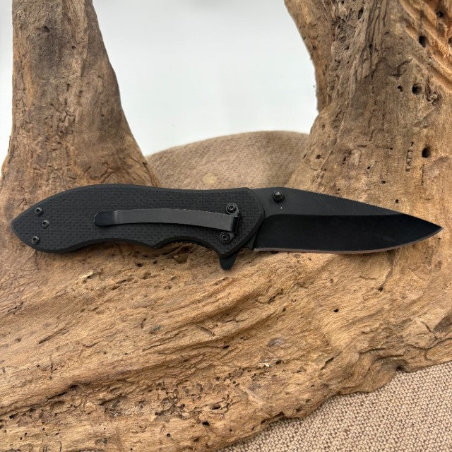 Puma Black SGB Swoop Spring Assist Folding EDC Pocket Knife - 6613007 (162)