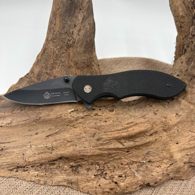 Puma Black SGB Swoop Spring Assist Folding EDC Pocket Knife - 6613007 (162)