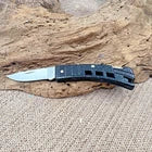 Buck USA 425 Mini Lockback Black Folding Pocket Knife 1994 Drop Point (141)