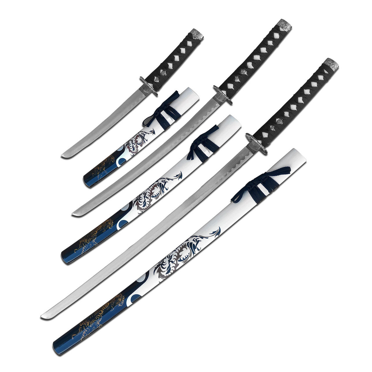 SW-86WH-4 SWORD SET BL/WH