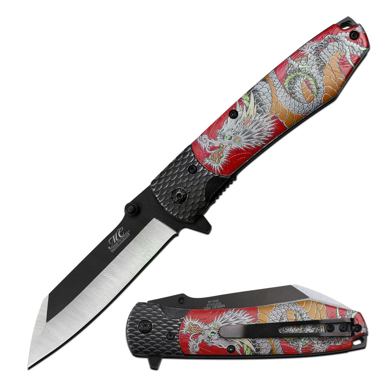 MASTERS COLLECTION MC-A048RD SPRING ASSISTED KNIFE