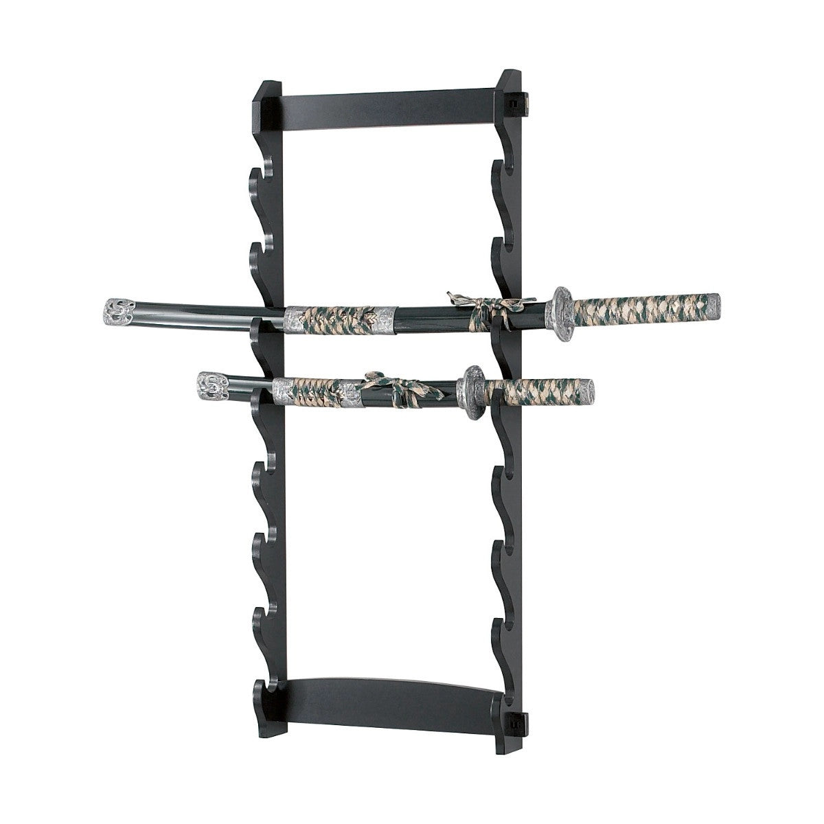 WS-6WT SWORD STAND 6 TIER WALL MOUNT SWORD STAND